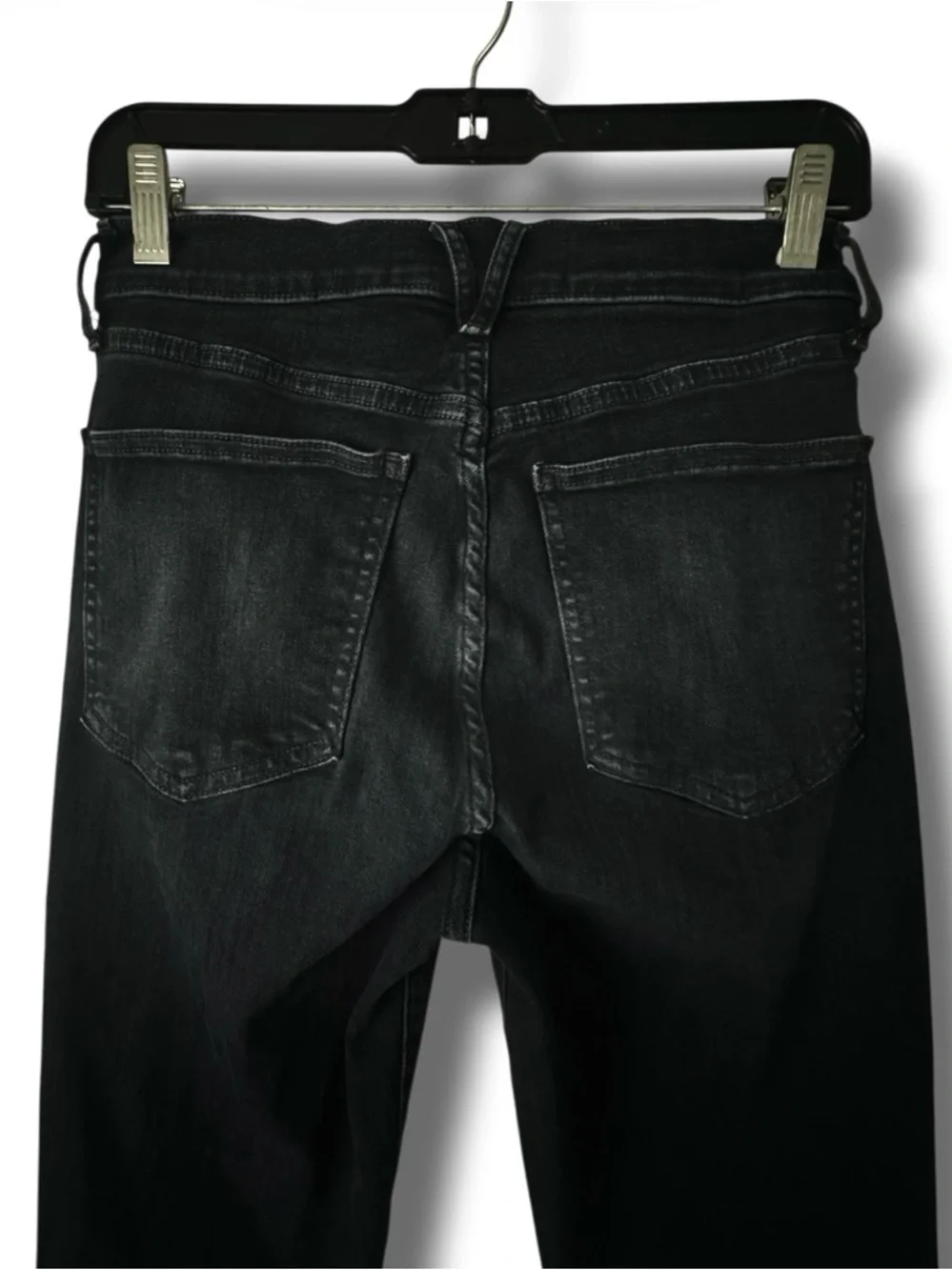 💞Veronica Beard Carly Kick Flare High Rise • Wash Dark Ink (Wash Black) • Sz 28